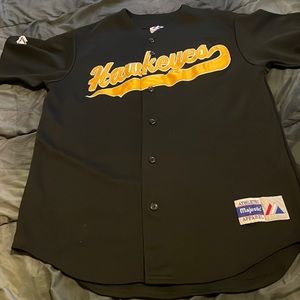 Iowa Hawkeyes women’s size L button down baseball jersey